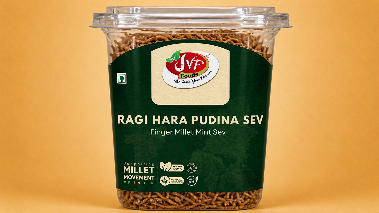 Ragi Hara Pudina Sev